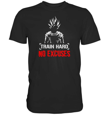 Train Hard No Excuses - Premium T-Shirt