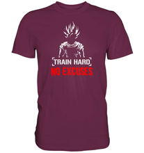Laden Sie das Bild in den Galerie-Viewer, Train Hard No Excuses - Premium T-Shirt