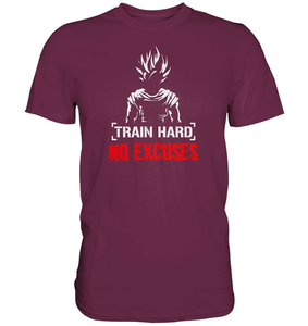 Train Hard No Excuses - Premium T-Shirt